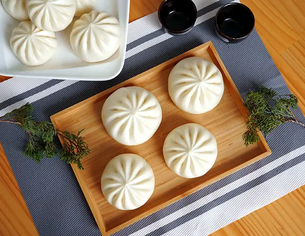 Handmade texture 12-Fold Baozi