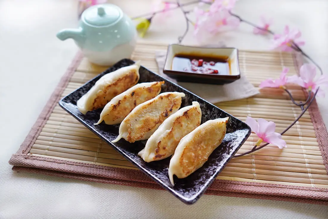 Gyoza aspect fait main