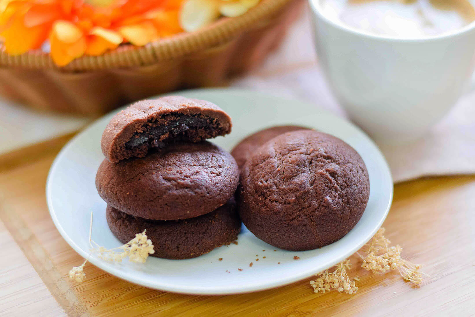 Chocolate Stuffed Biscuit