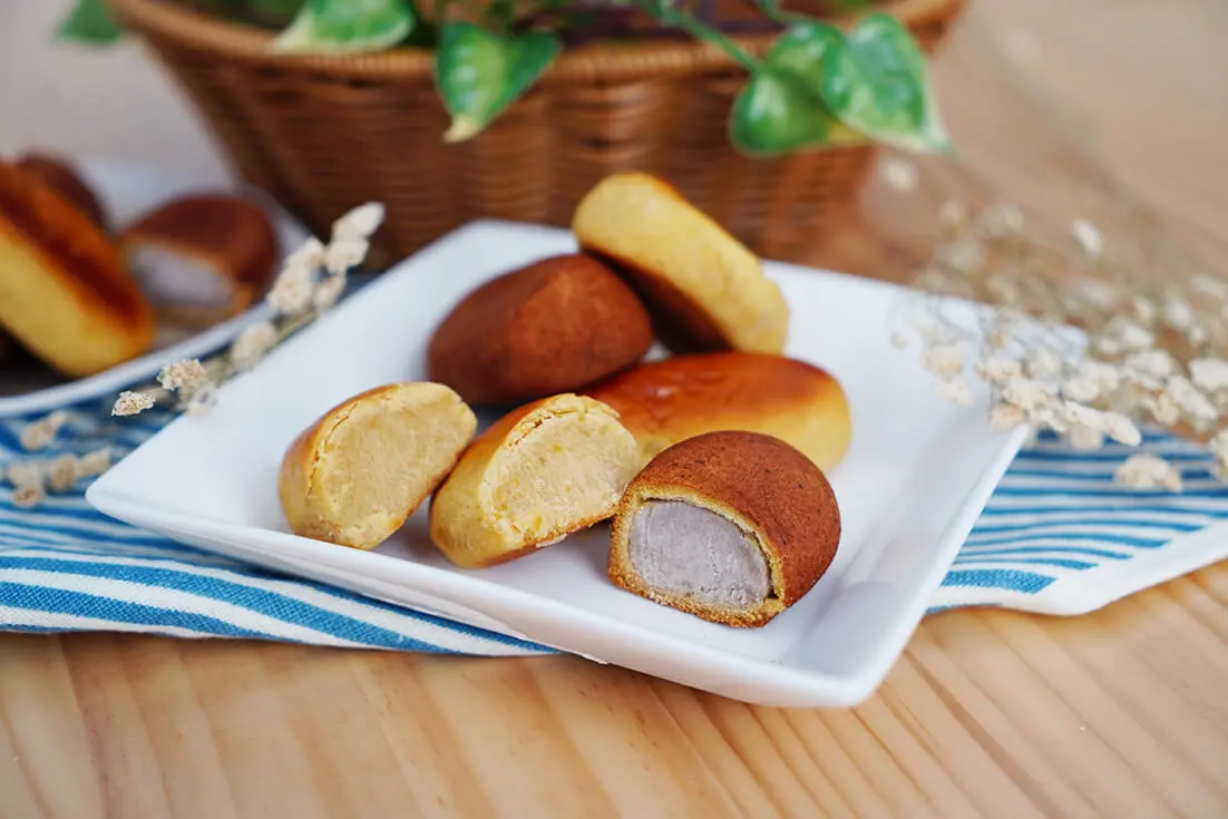 Dessert japonais à la patate douce