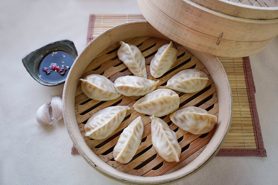 Handmade Look Steamed Dumpling