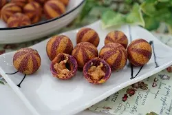 Two-Color Sweet Potato Balls