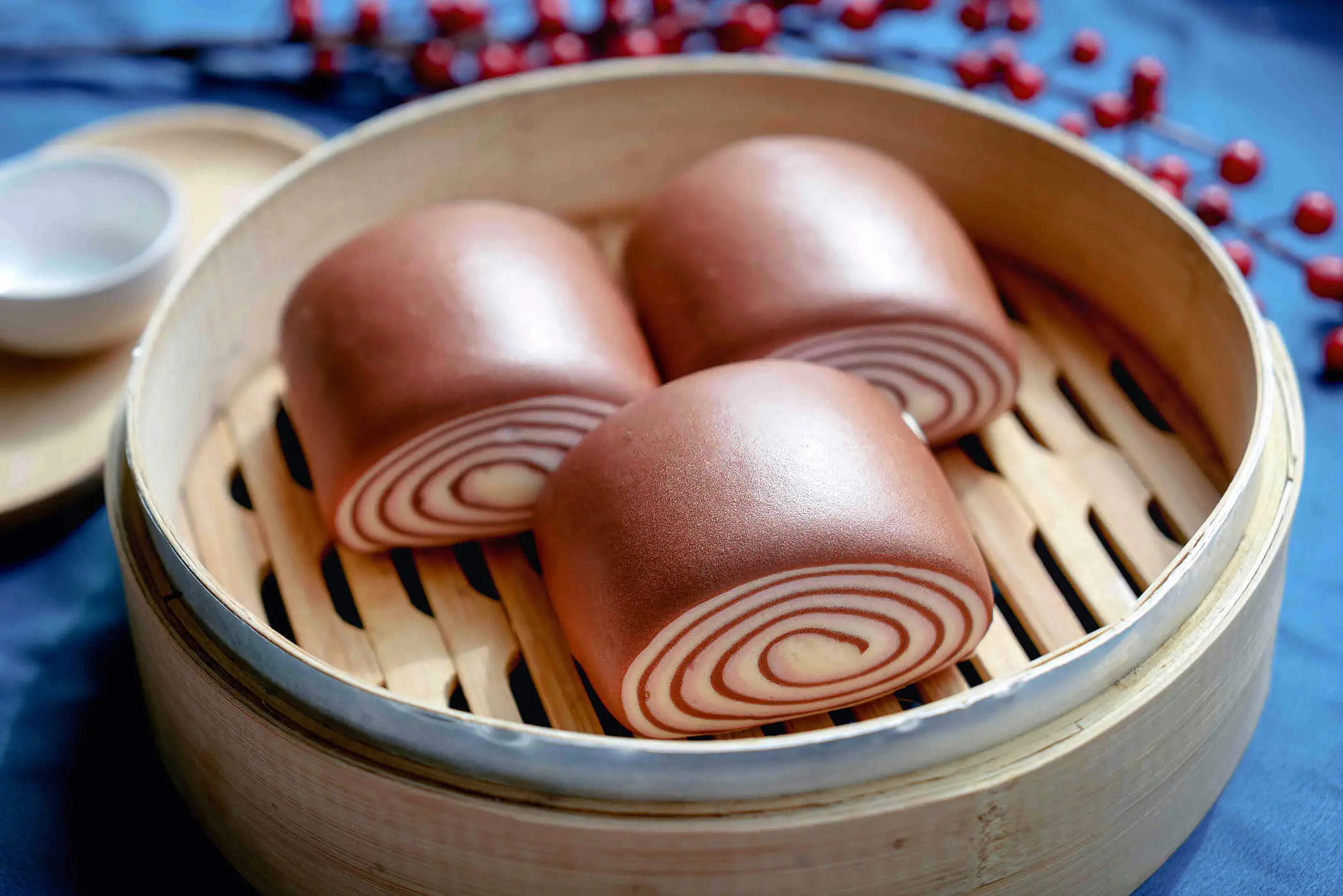 Tricolored Steamed Bread