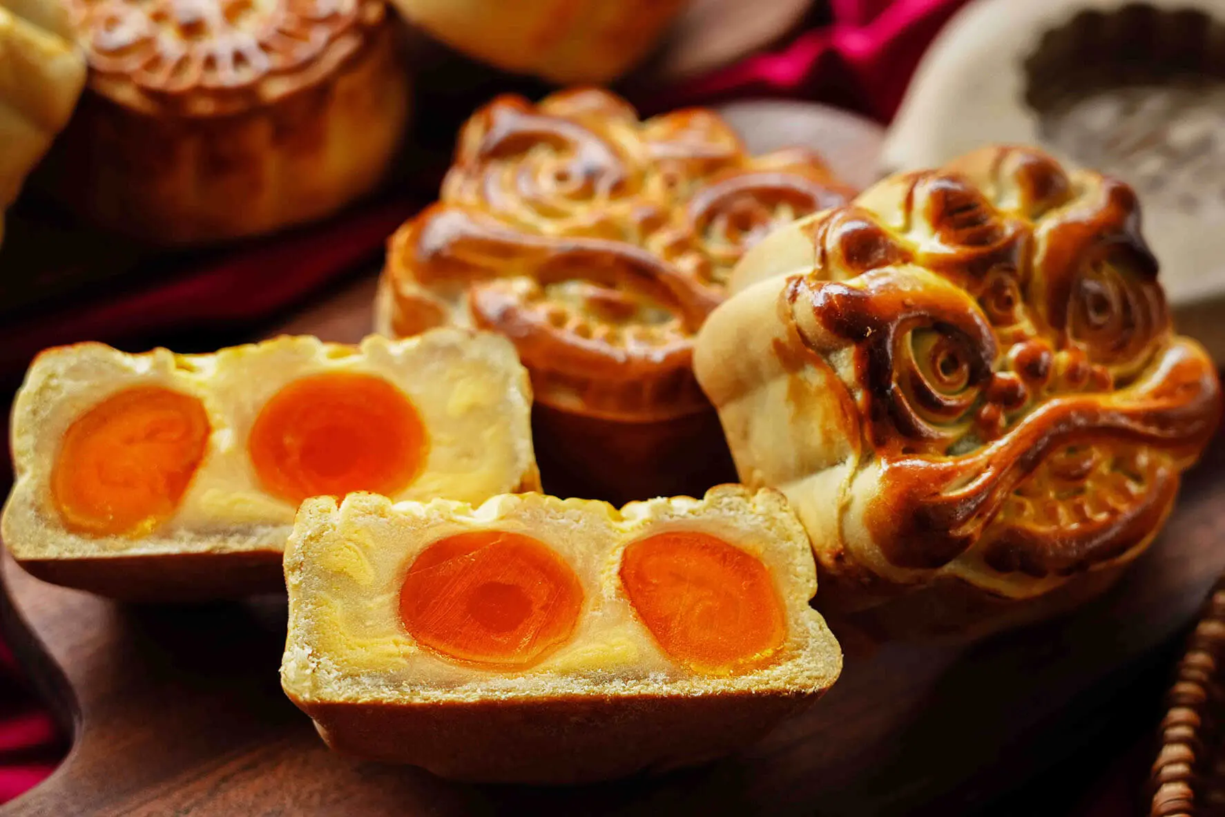 Double Salted Egg Yolk Mooncake